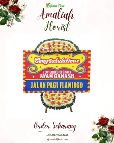 Bunga Papan Congratulation di Kwadungan Jurang